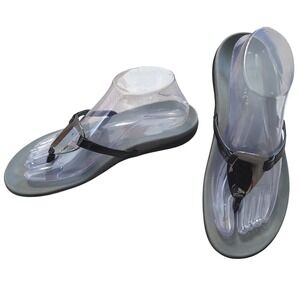 Vionic Raysa Womens Thong Sandals Metal Accent Flip Flop Summer Ergonomic size 8